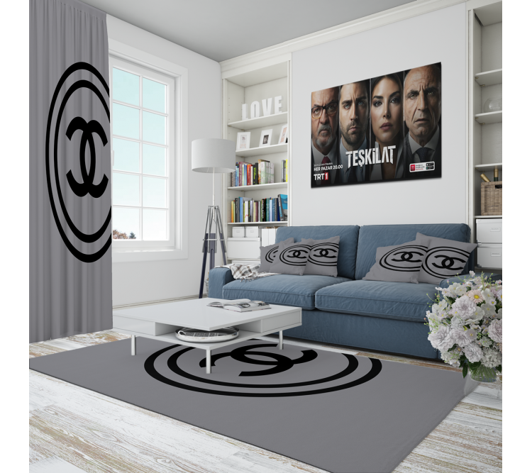 Lüks Ev Tekstili - Marka Dijital Baskılı Halı