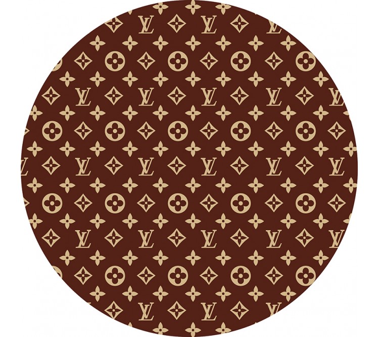 Lüks Ev Tekstili - Marka Dijital Baskılı Yuvarlak Halı